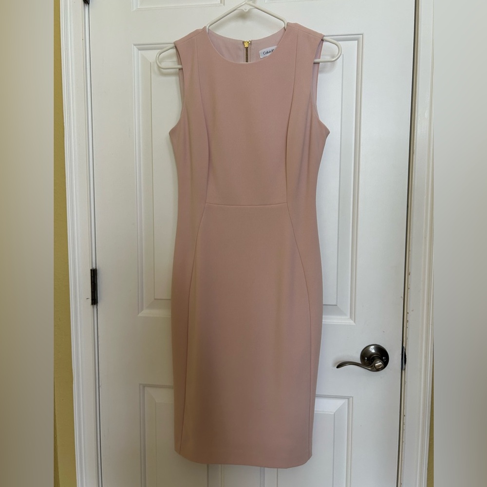Calvin Klein Blush Midi Dress